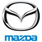 Mazda logo, silver emblem on blue background Turn Key Locksmith, Phoenix AZ