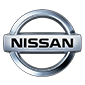 Nissan logo with silver ring and black "NISSAN" text. Turn Key Locksmith, Phoenix AZ